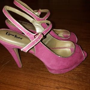 ☆SALE~Euc LimeLight fuschia heels size 9